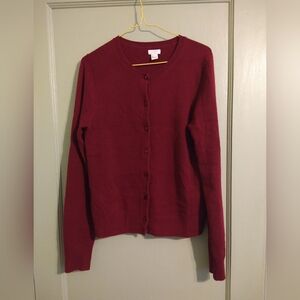 JCrew 100% cashmere cardigan